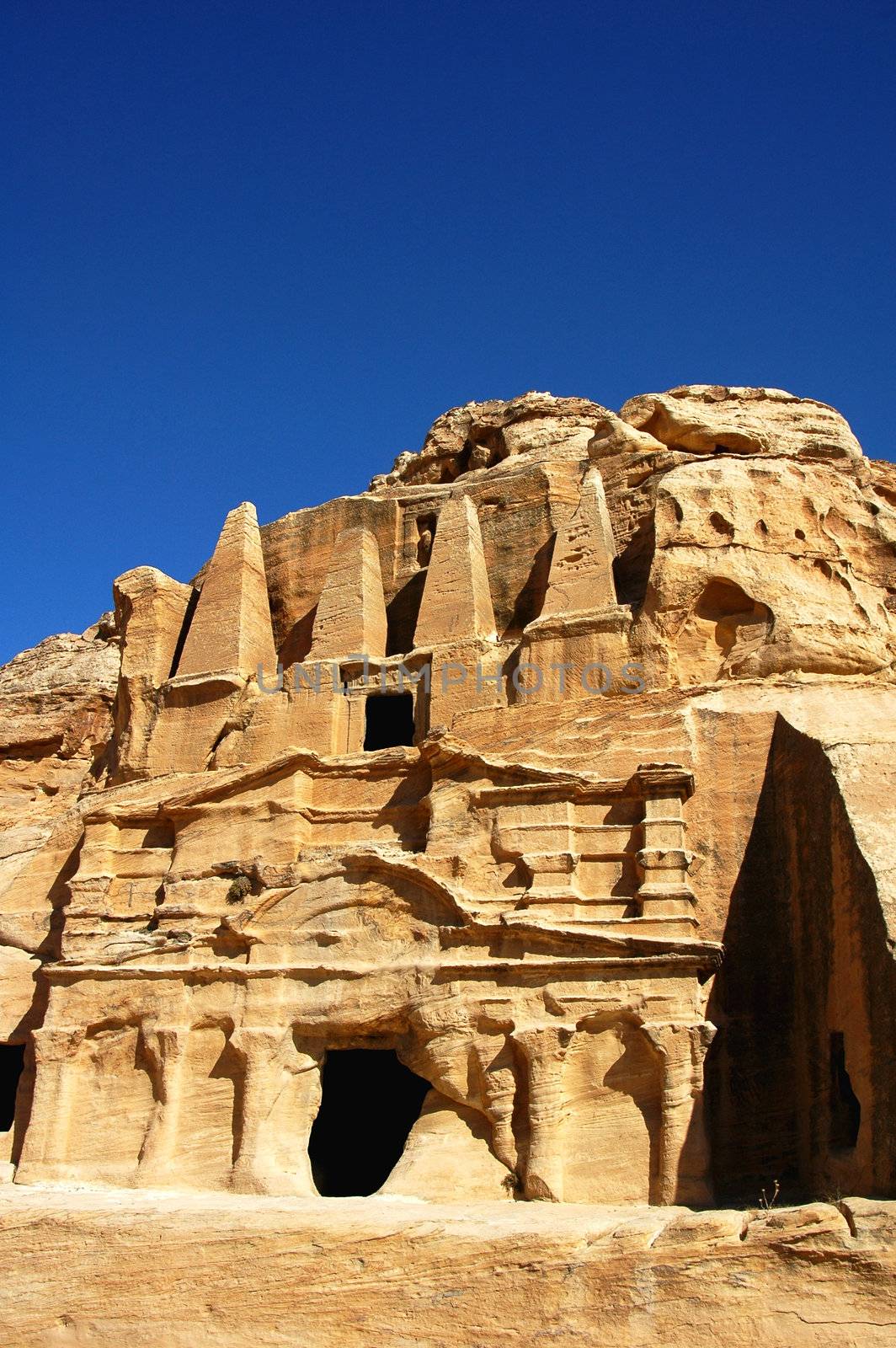 Site of Petra treasury in Jordan