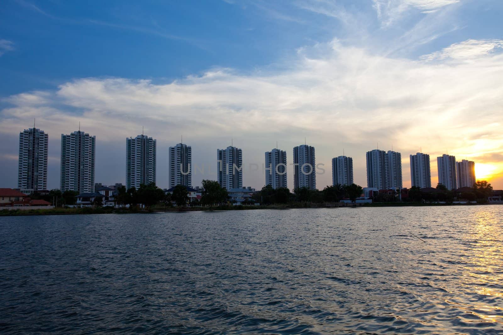 Condo Lake view by witthaya