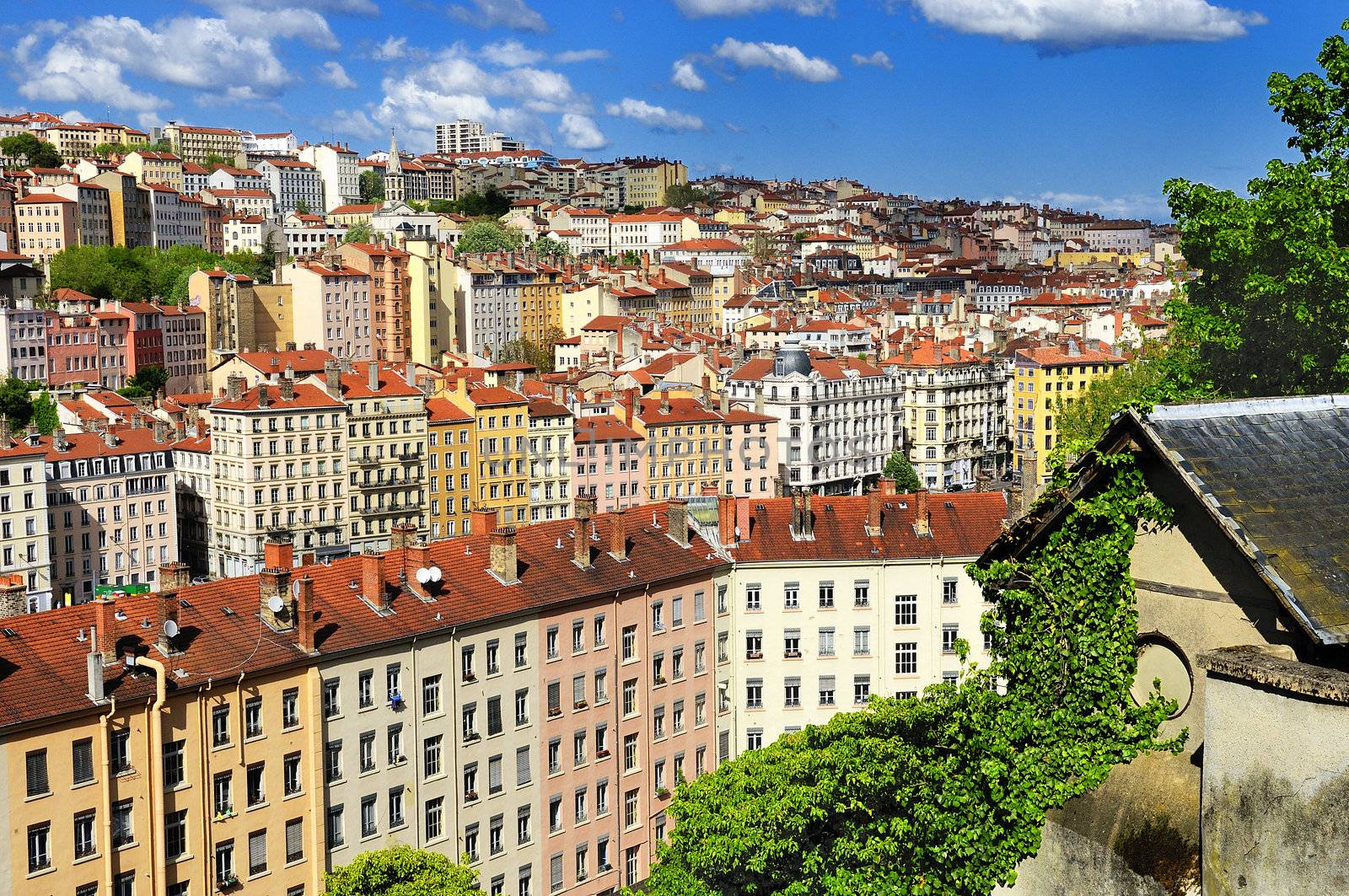 part of the city of Lyon, France