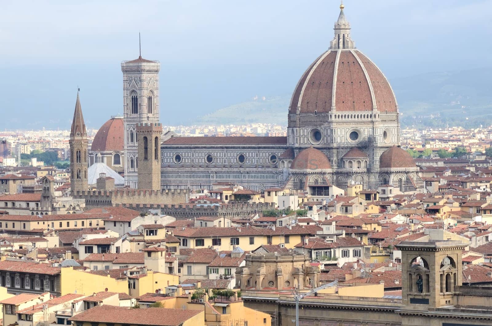 The cityscape of Florence, in Tuscany, one of the most famous in the world