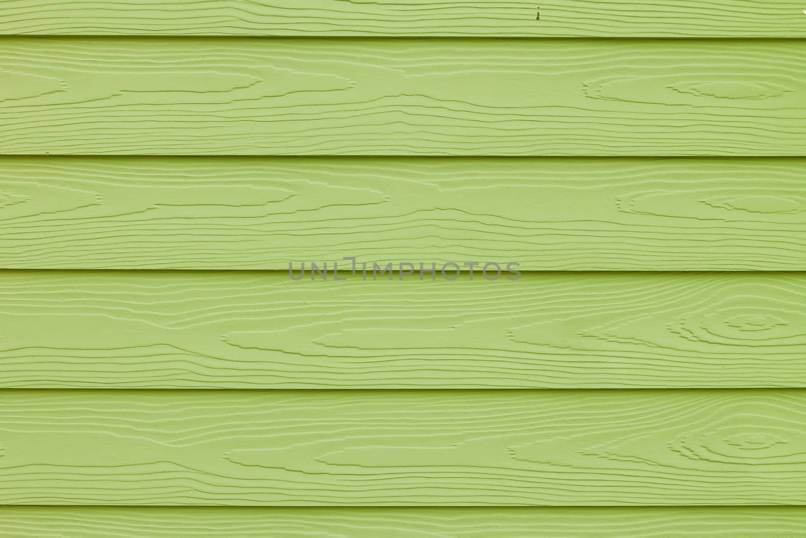 An green painted wall of the house