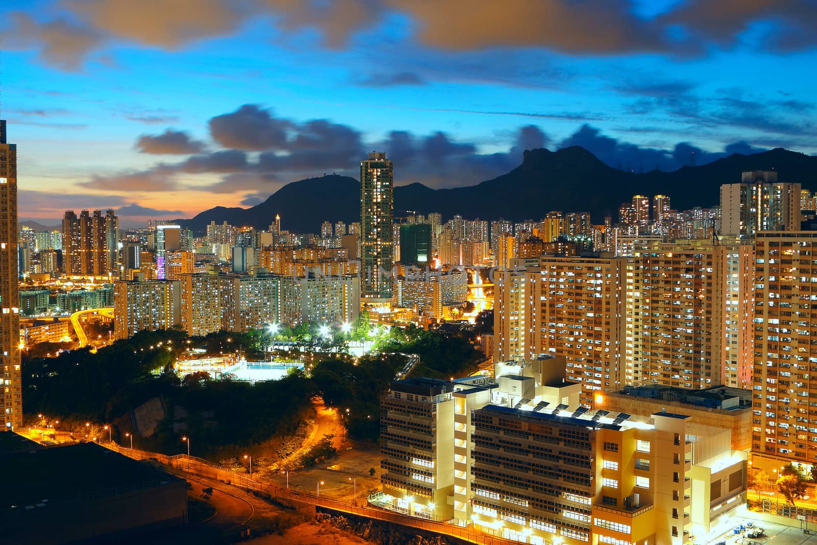 Hong Kong modern city