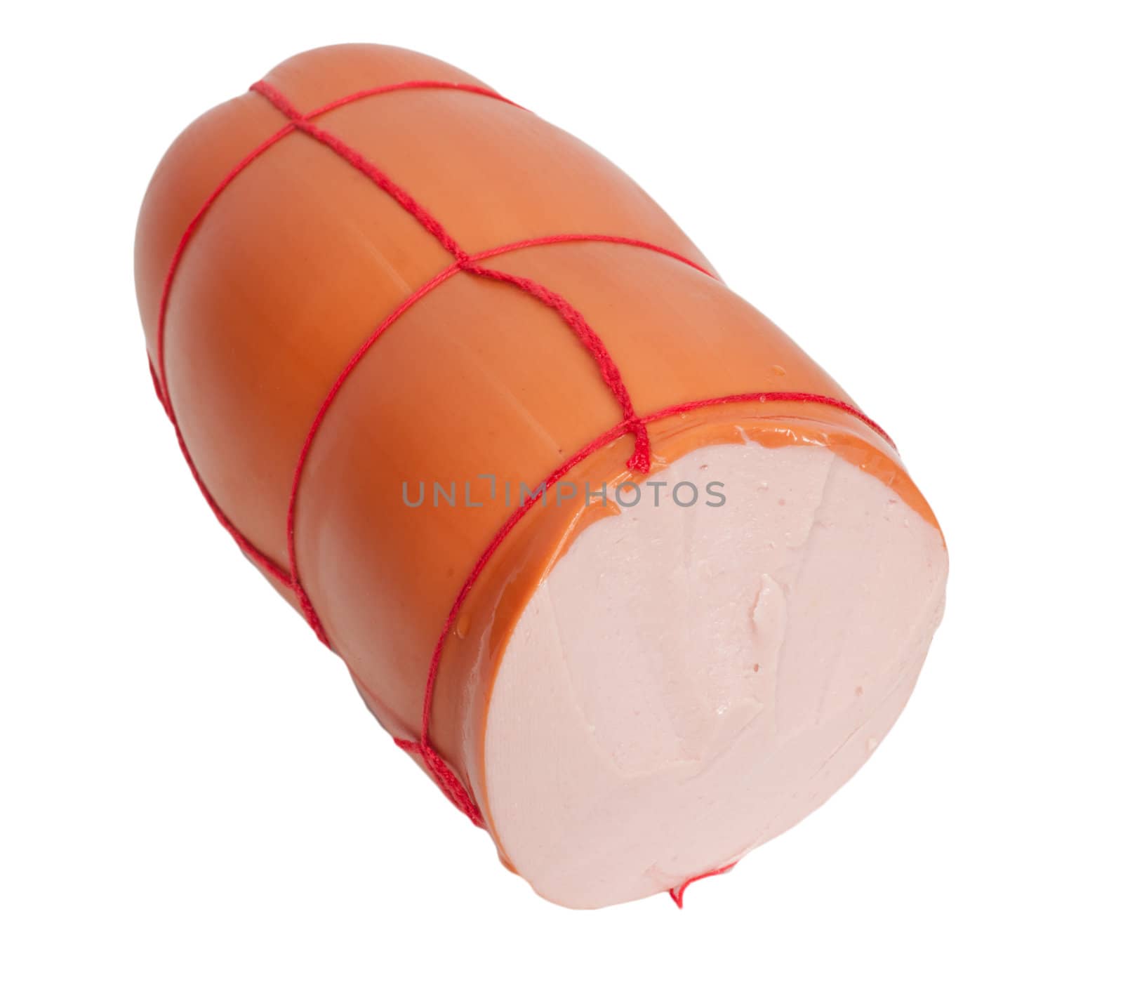 sausage on a white background