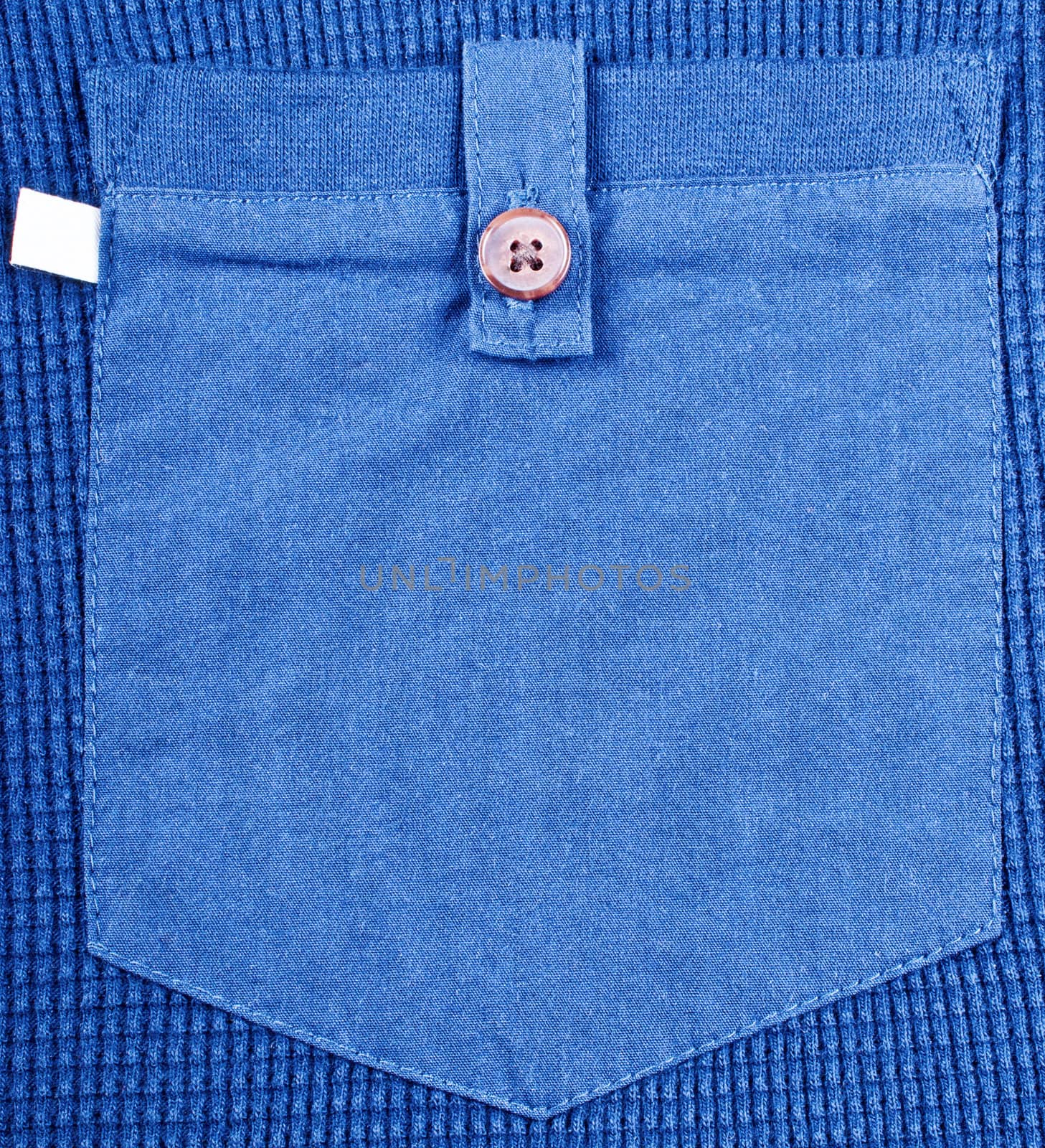 Pocket blue shirt by Nanisimova