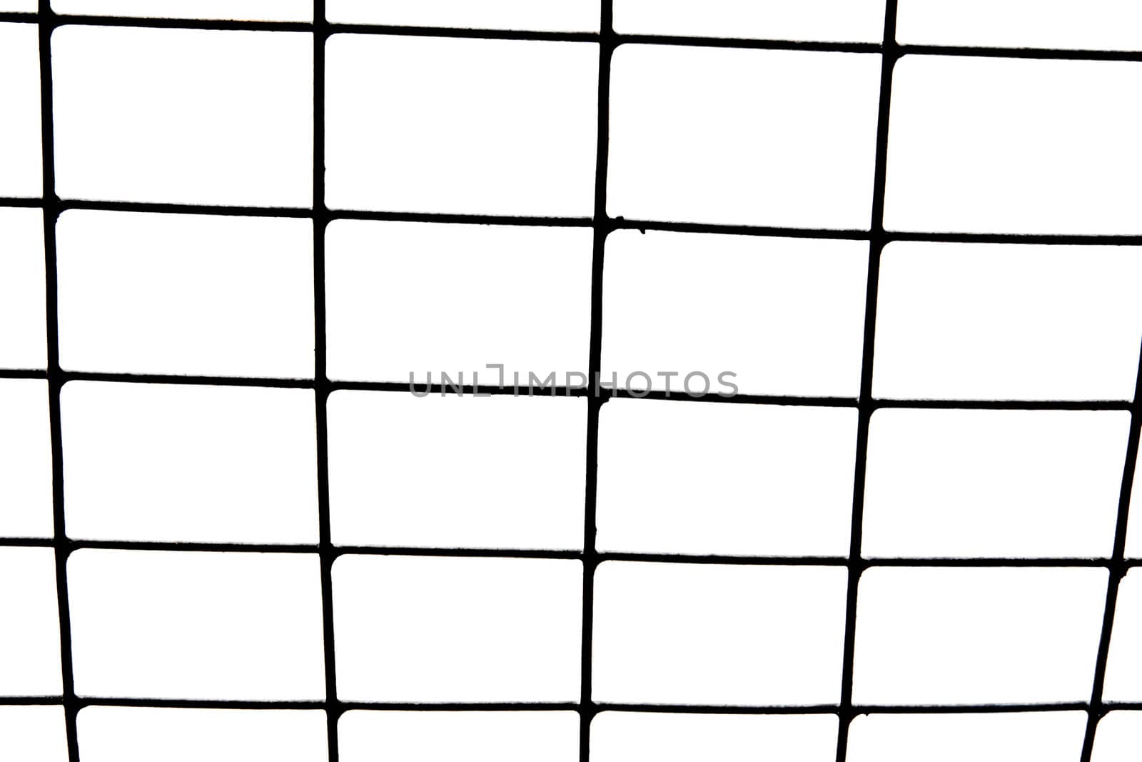 black grid on white background