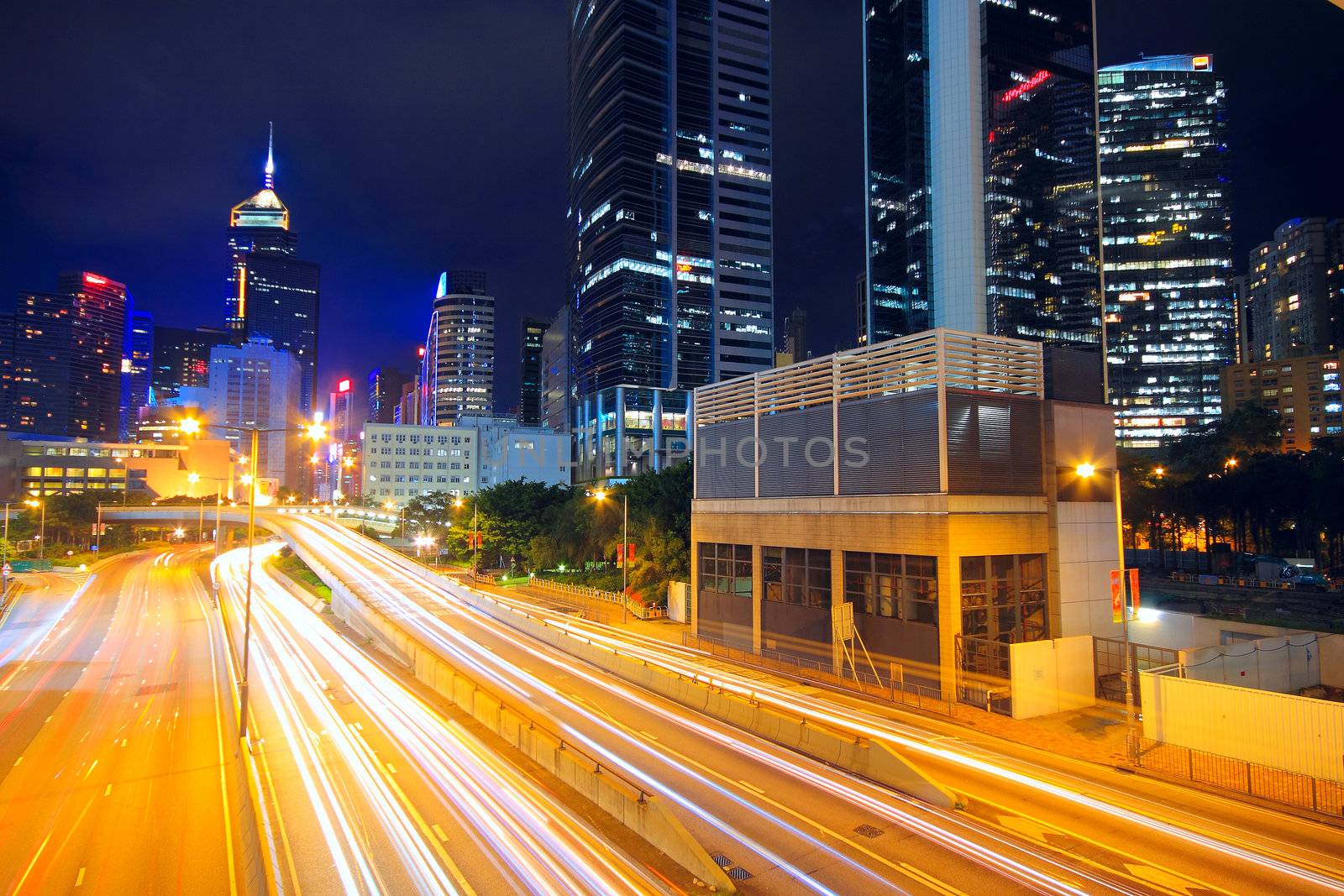 traffic city night