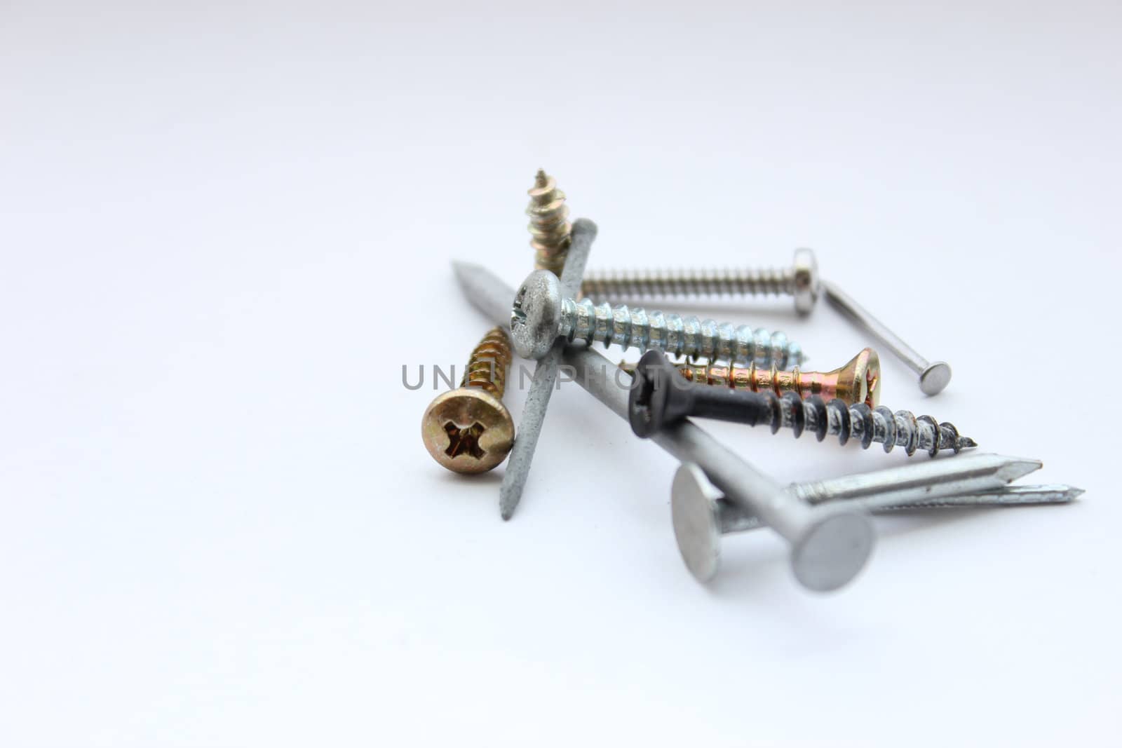 Different Screws and Nails by abhbah05
