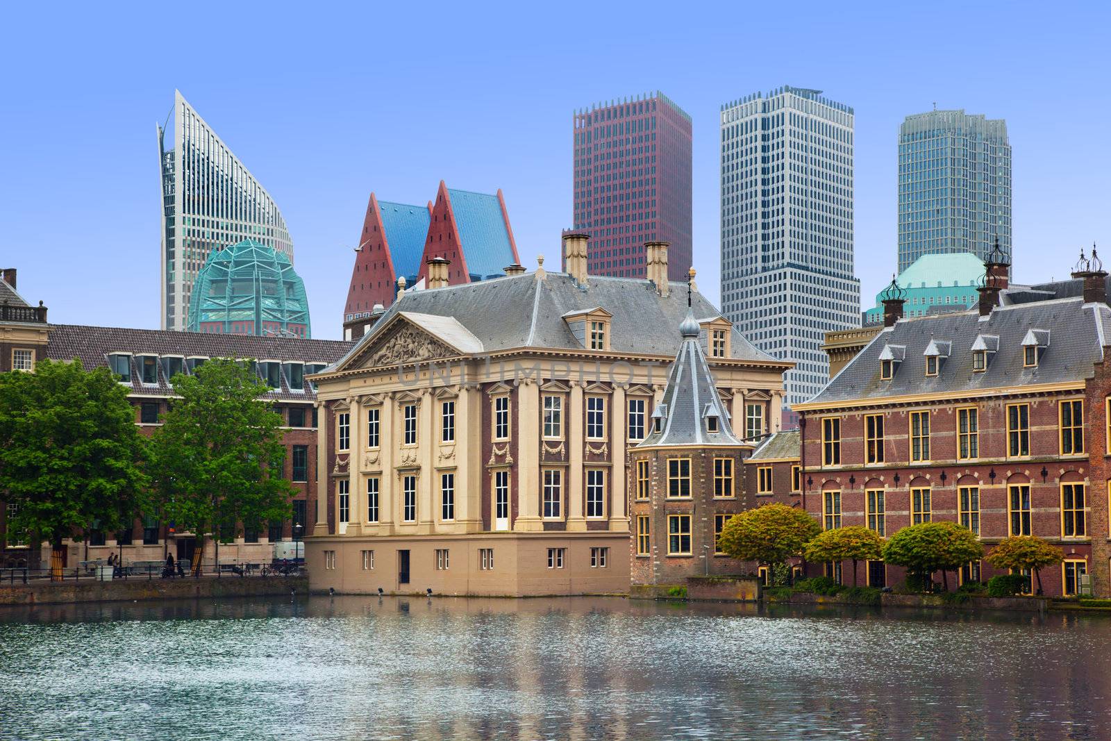 Binnenhof Palace - Dutch Parlament in the Hague (Den Haag). Netherlands (Holland)