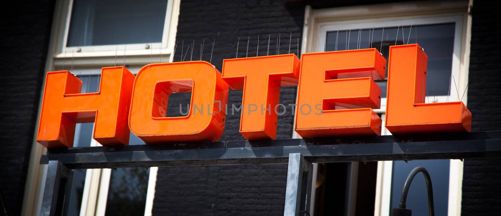 HOTEL sign by photocreo