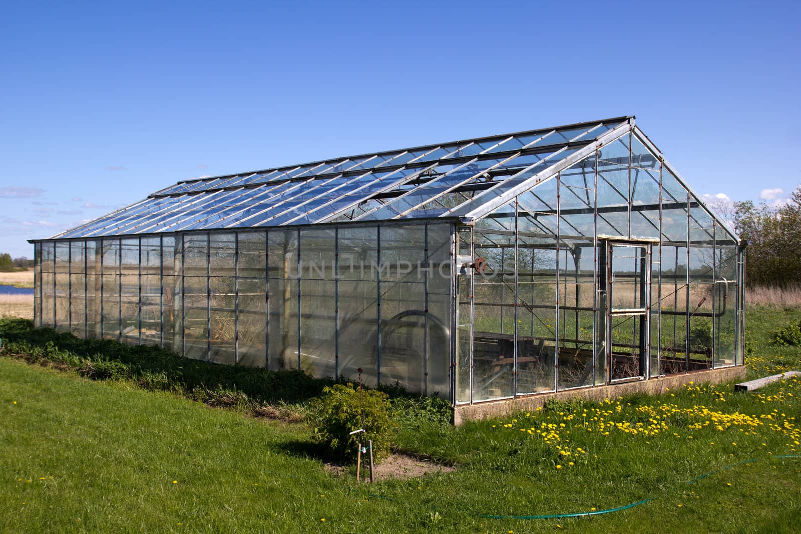 Old greenhouse in bad condition; need repair