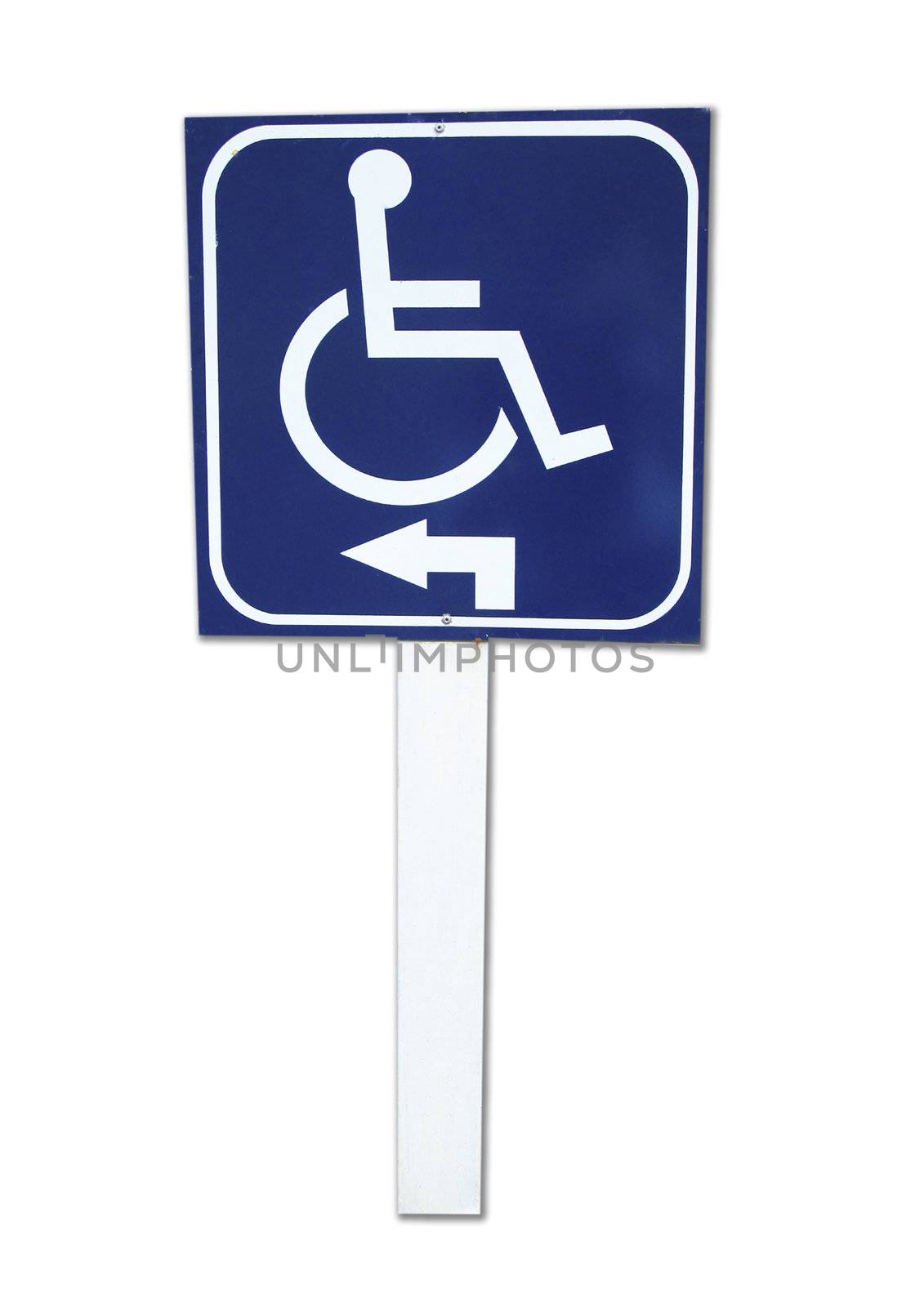 handicap sign isolated by nuchylee