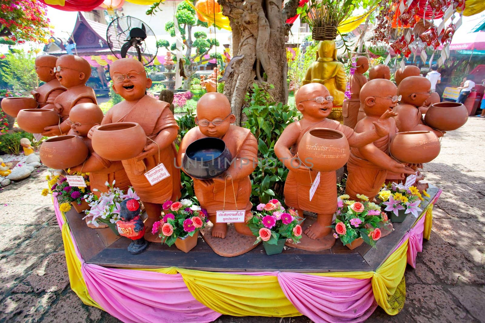 Monk Carving