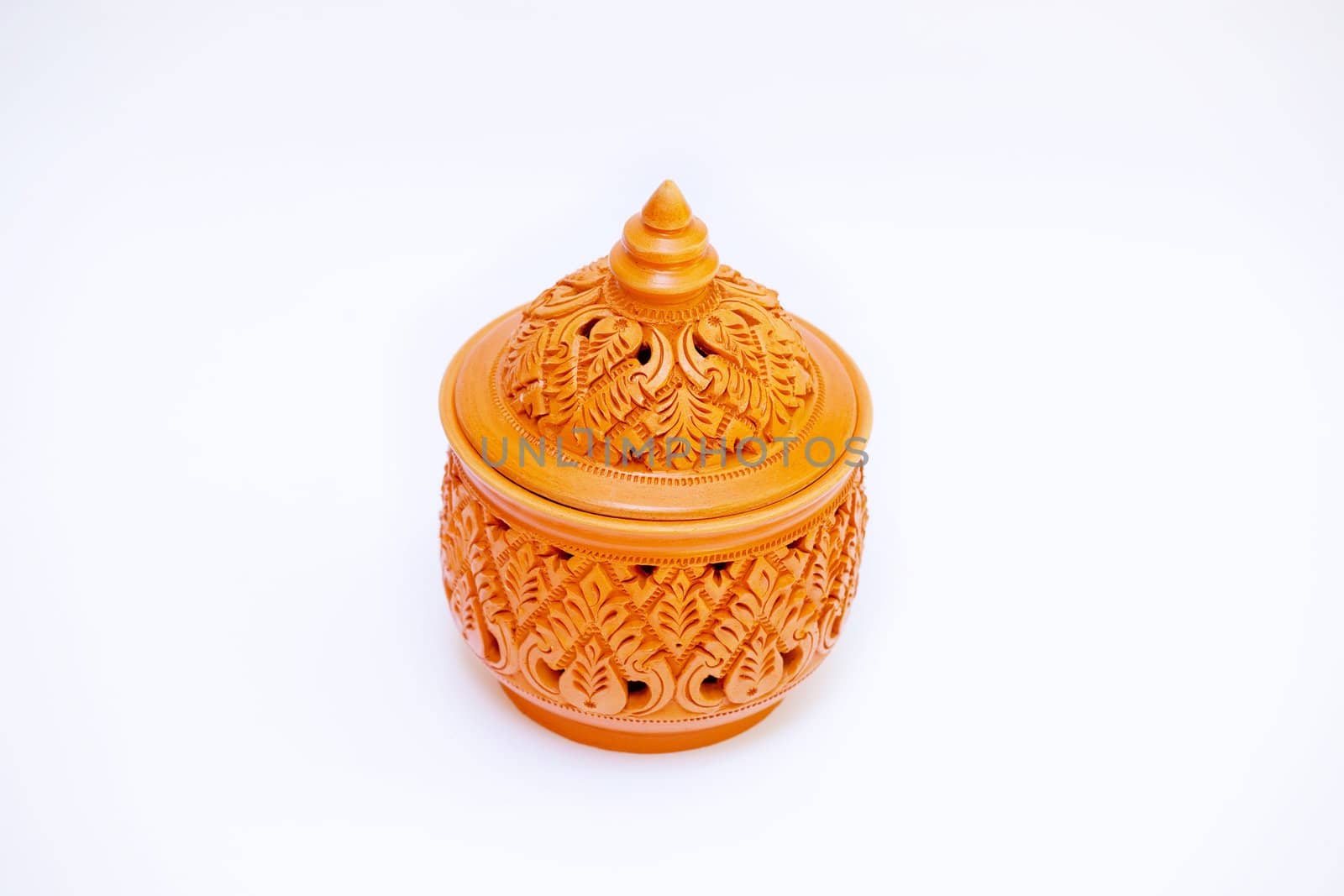 Rustic handmade on white background