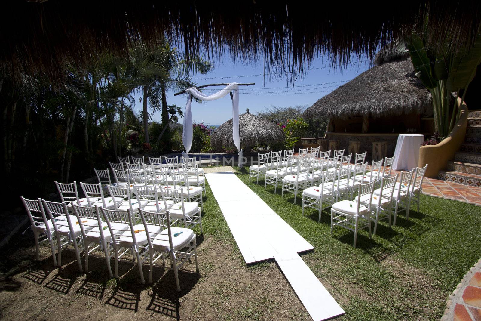 Tropical wedding in Mexico