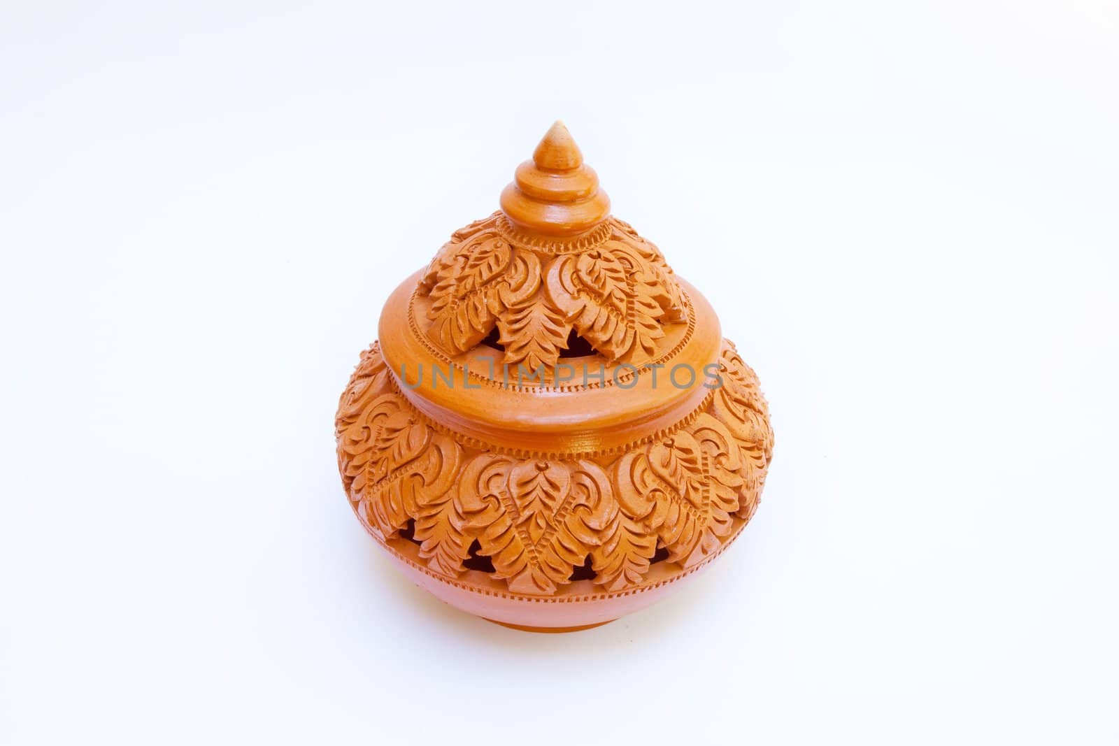Rustic handmade on white background
