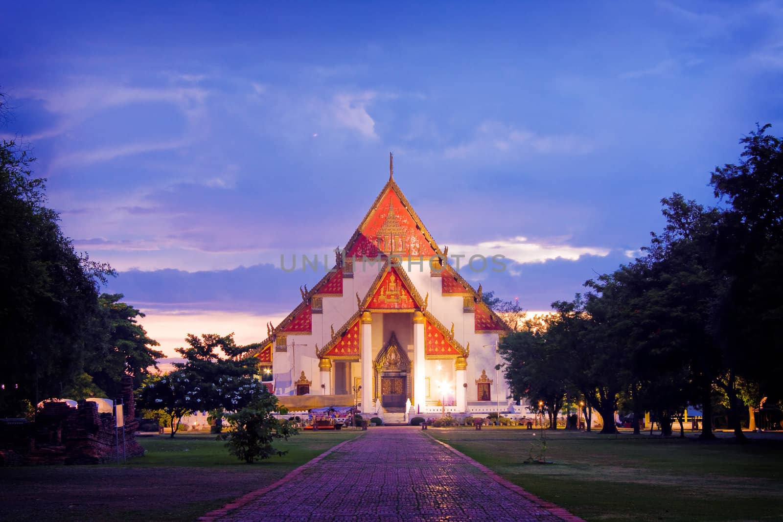 Wat in Ayutthaya, Thailand