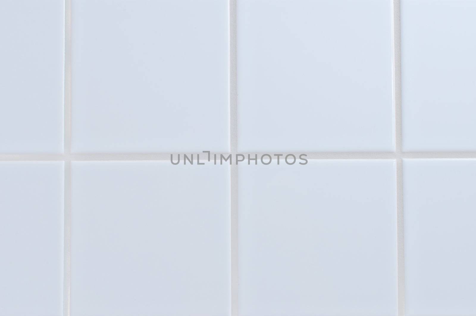 White porcelain tile wall close up background