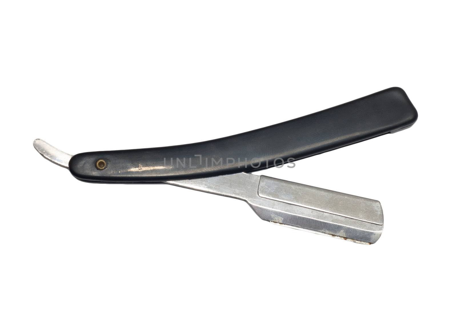 Razor on a white background 