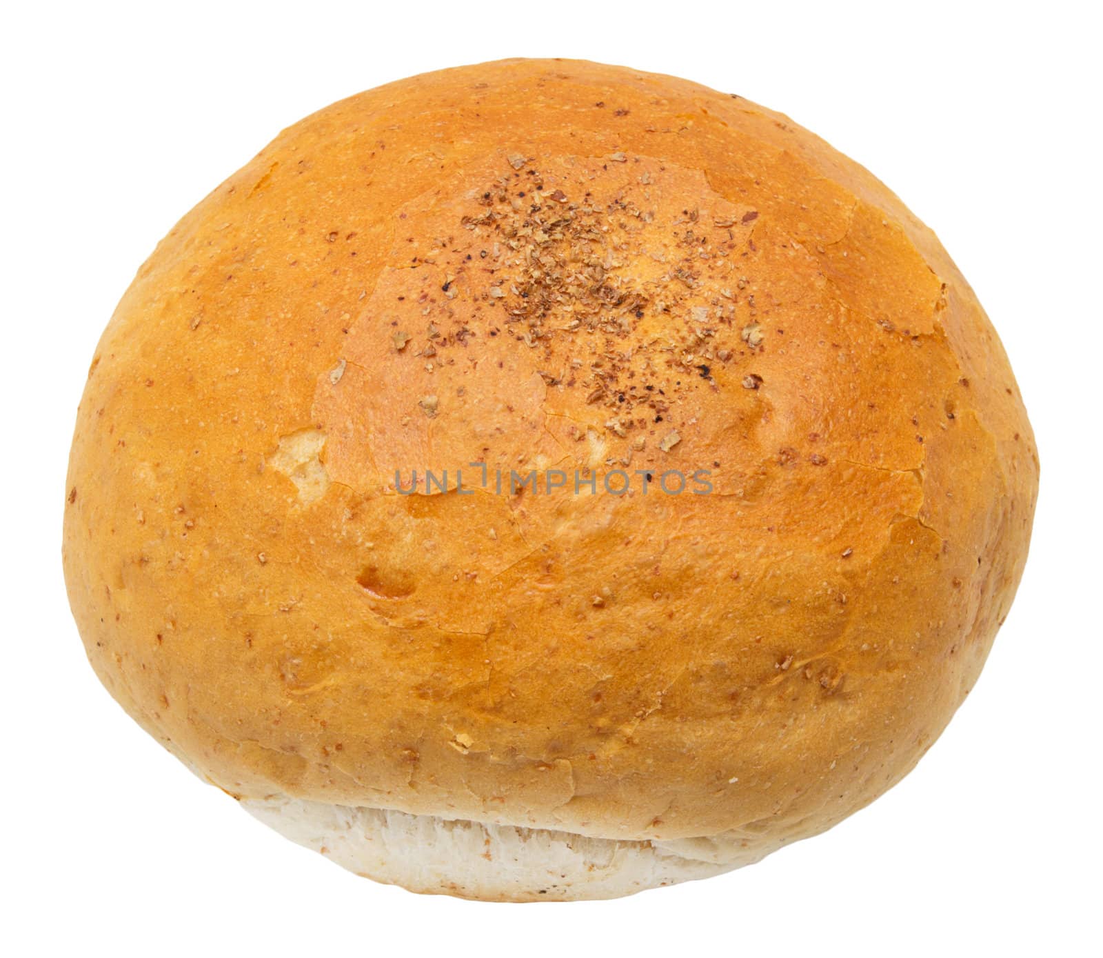bread on a white background