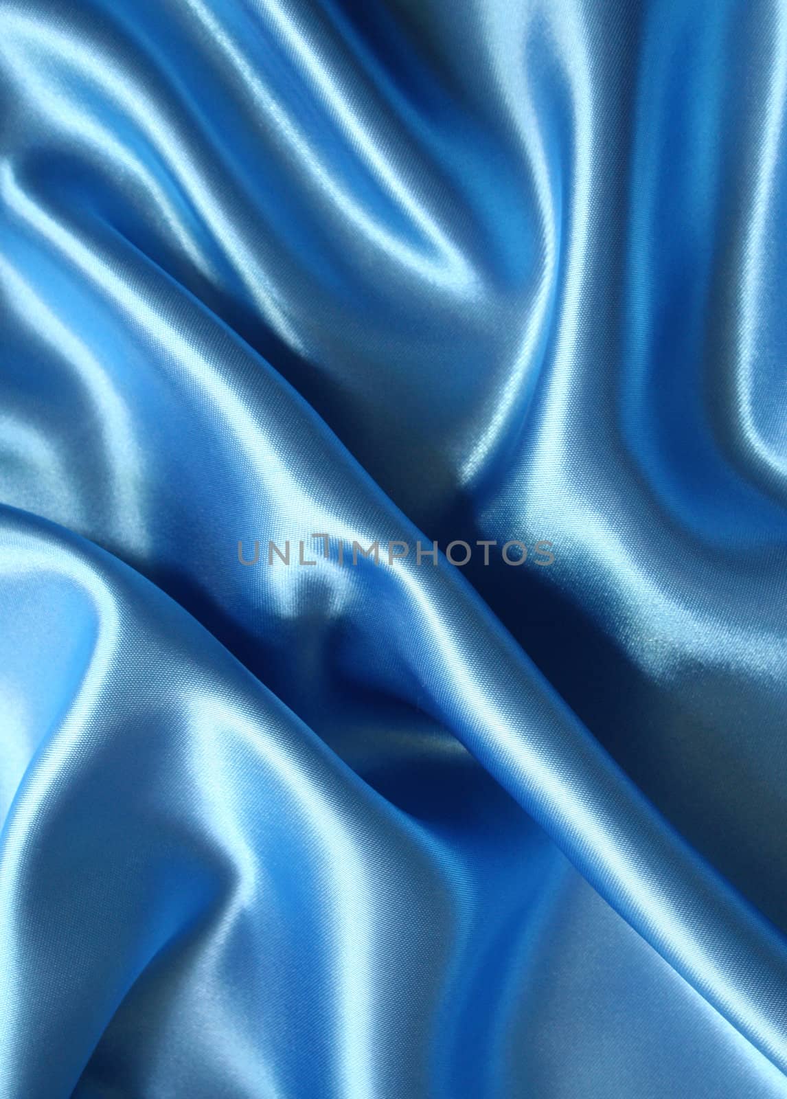 Smooth elegant dark blue silk can use as background 
