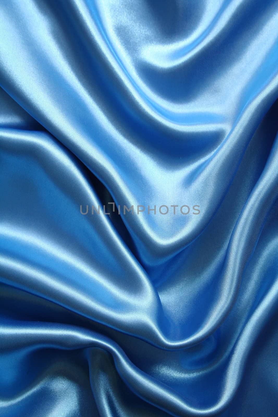 Smooth elegant dark blue silk can use as background 