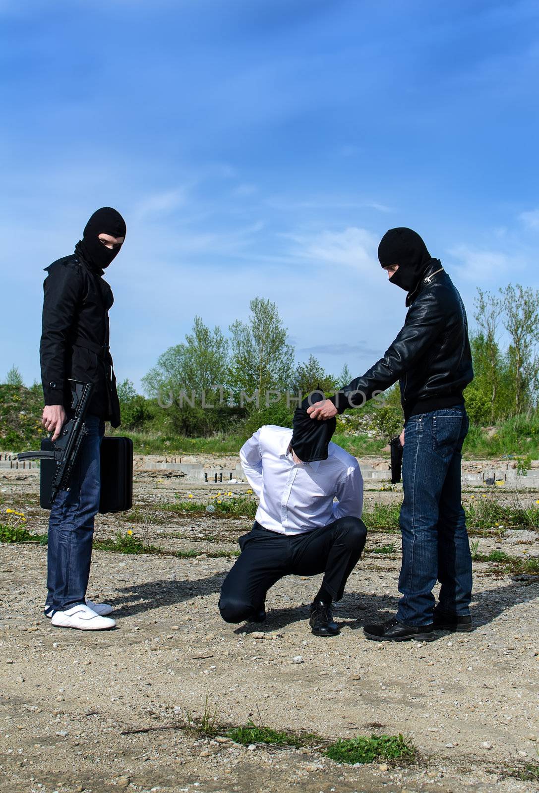 Two masked gunman trying to kill businessman by dmitrimaruta