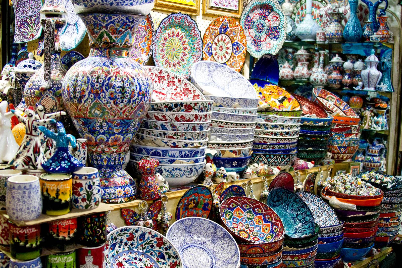 Bazar in Istanbul, Spices, Colorful, Orient