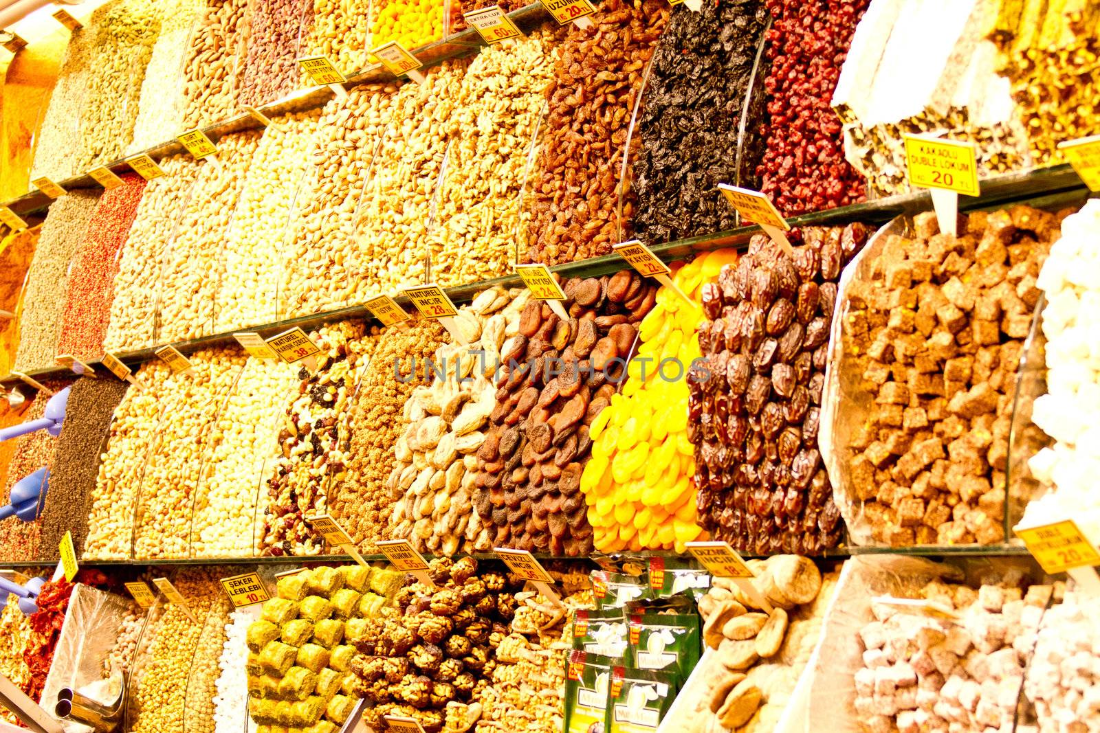 Bazar in Istanbul, Spices, Colorful, Orient