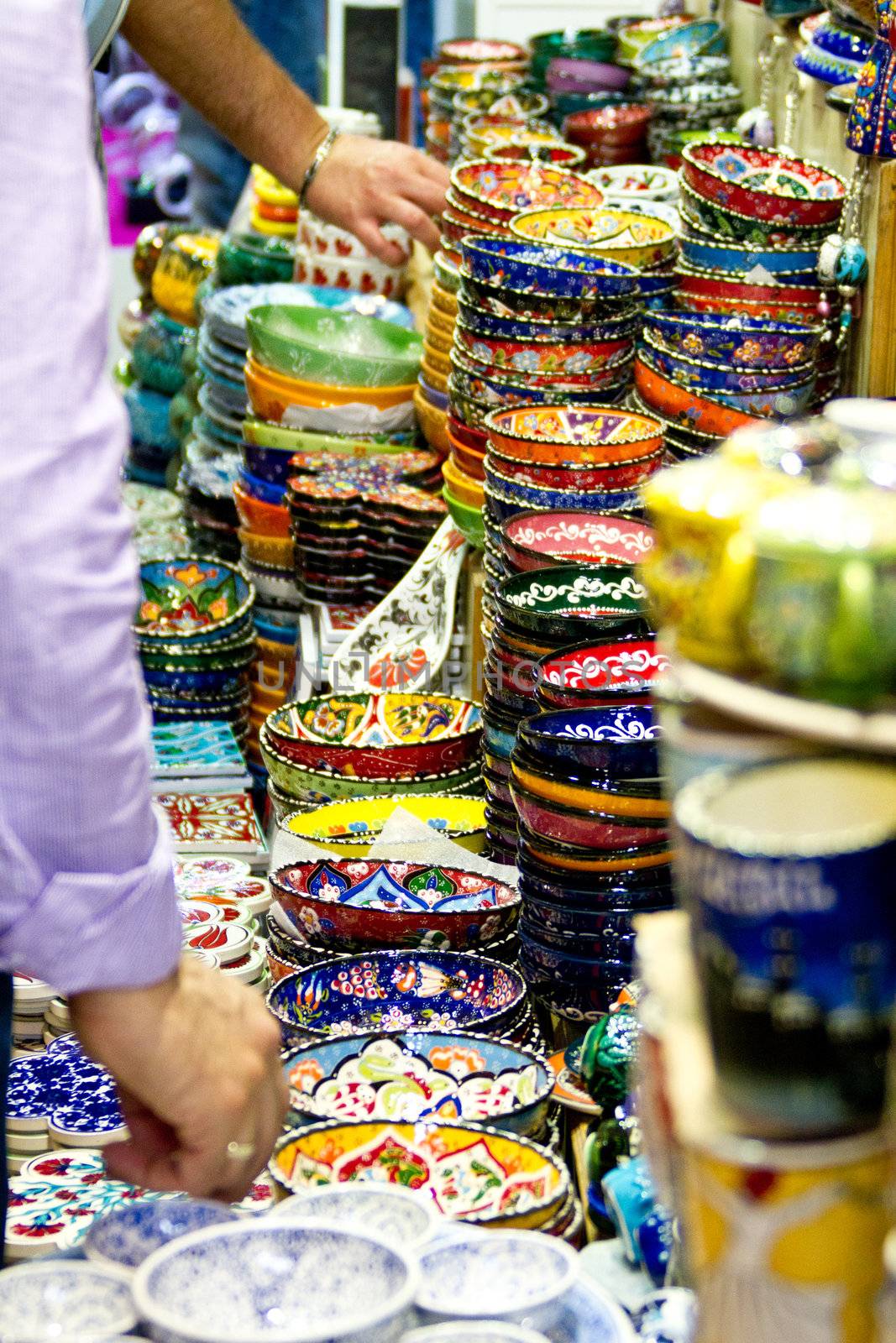 Bazar in Istanbul, Spices, Colorful, Orient
