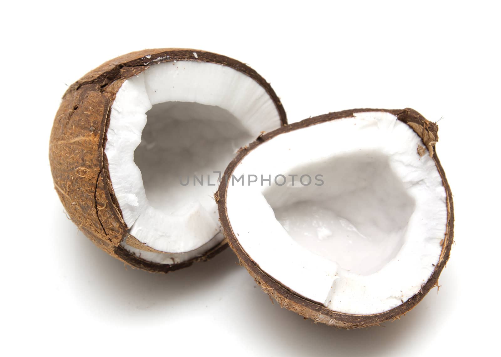 coconut isolated on white background 