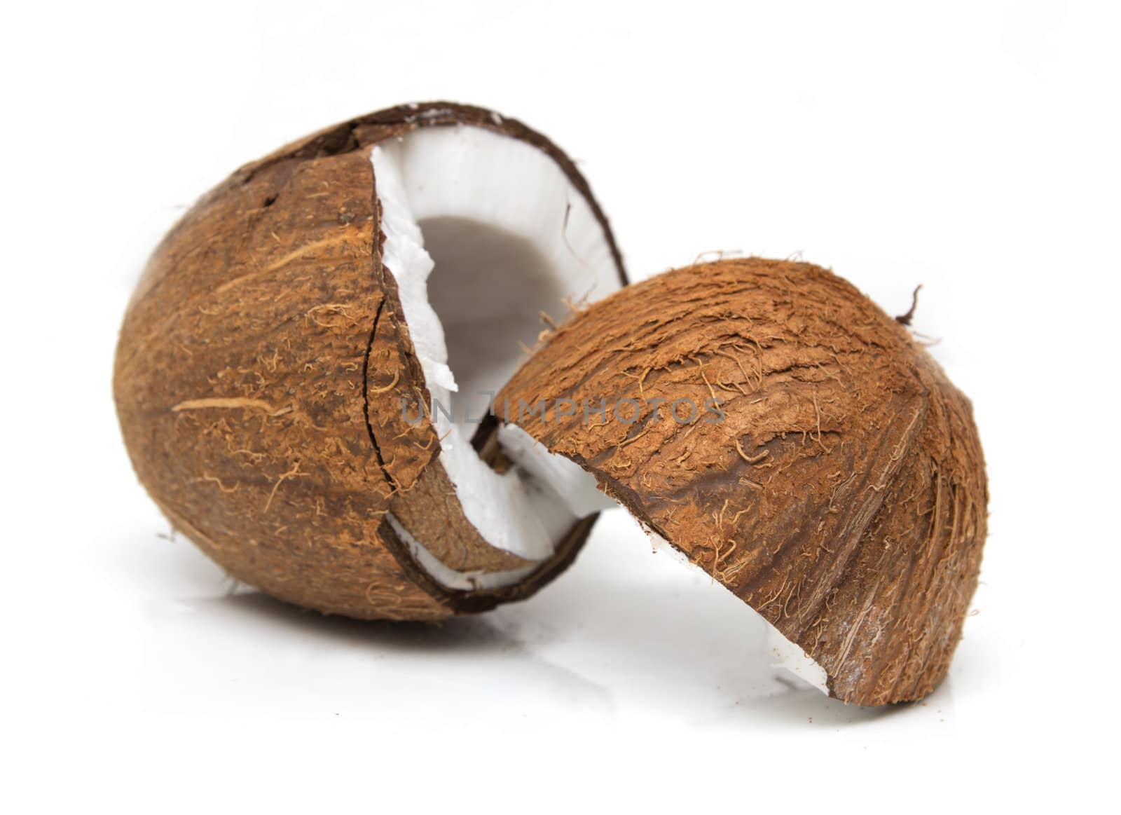 coconut isolated on white background 