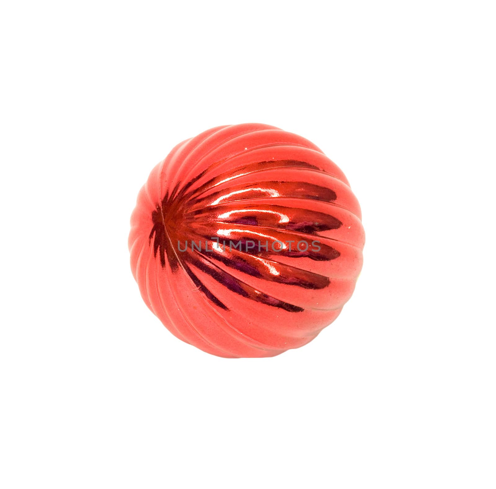 red christmas balls 