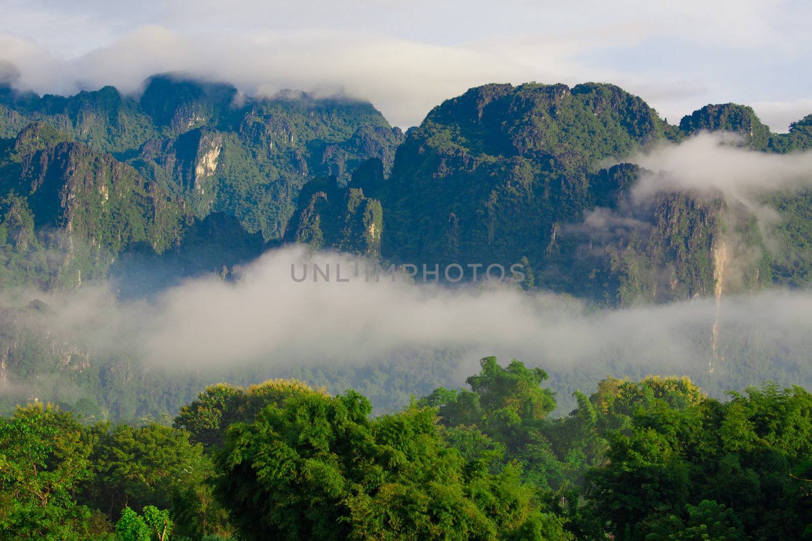 Mountain of Vang Vieng, Laos