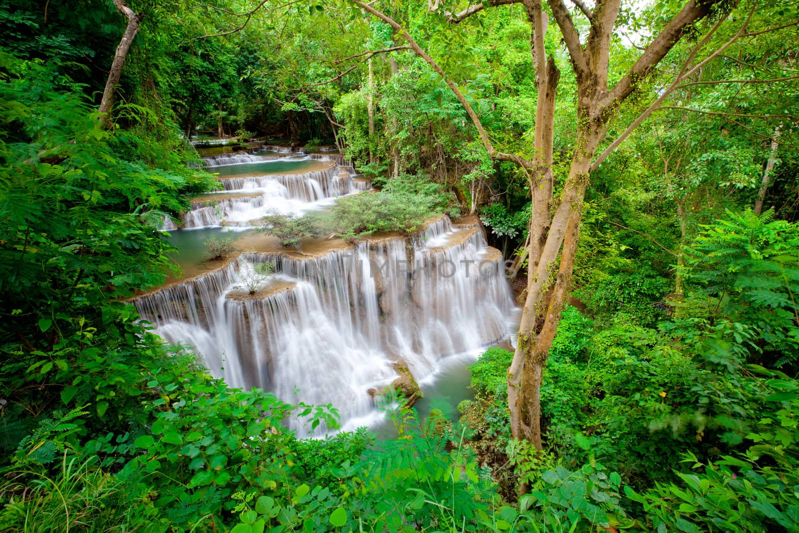 Deep forest Waterfall in Thailand