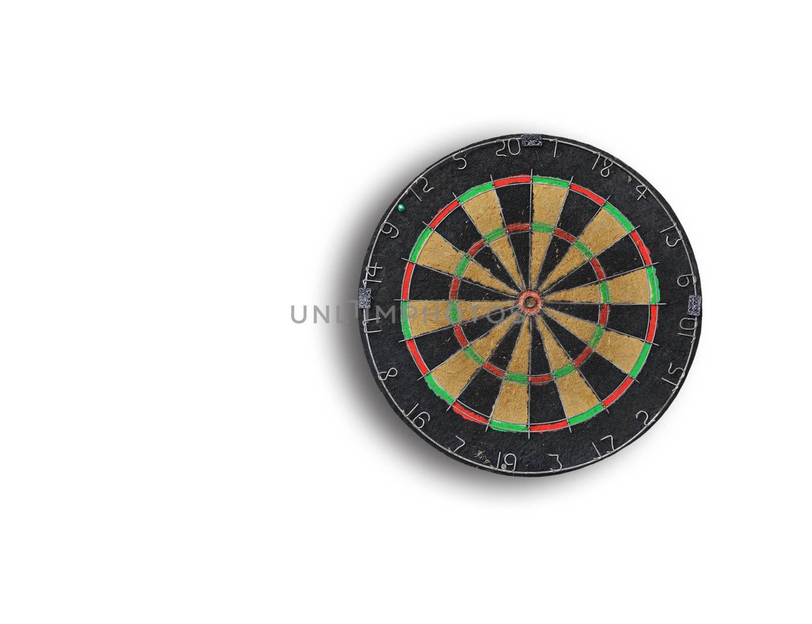 Darts on a white background. by sommai