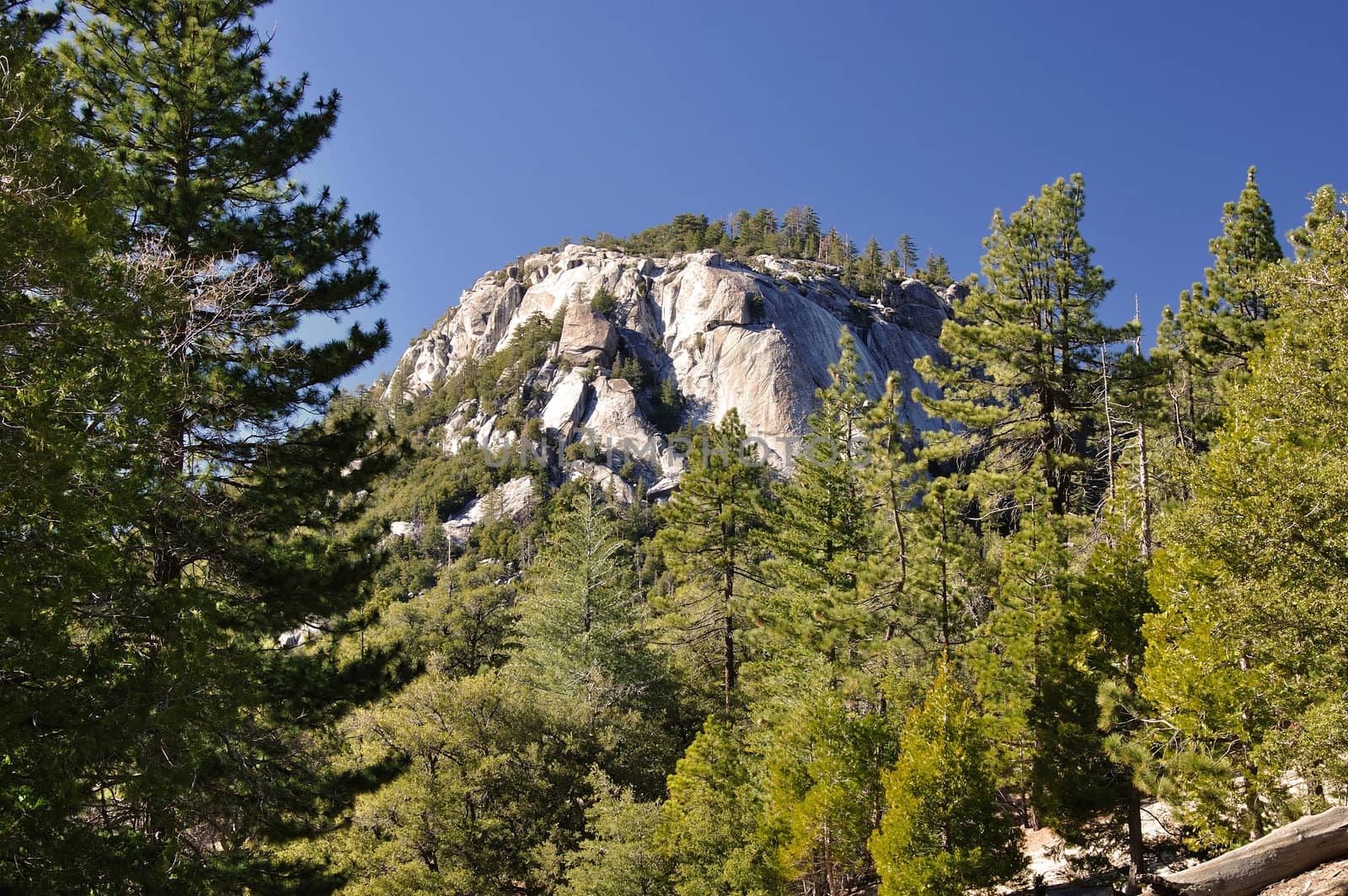 View of a granite peak on Mount San Jacinto in Southern California.