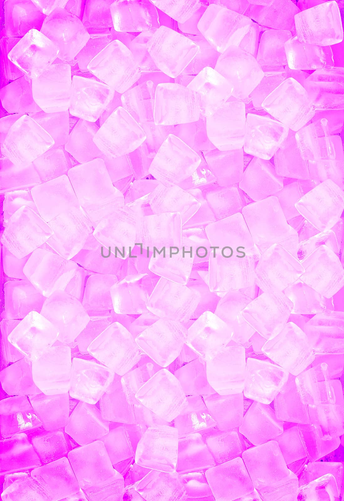 abstract Purple ice cube background for a hot summer by sommai