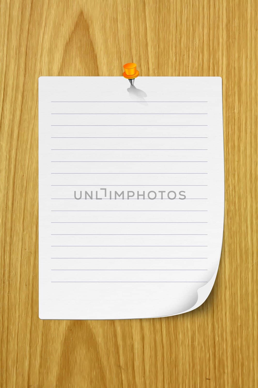 Blank note paper