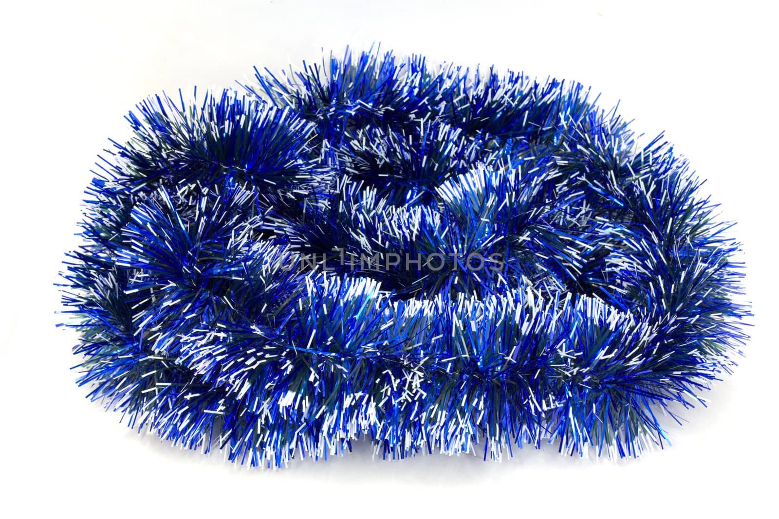 Blue tinsel 