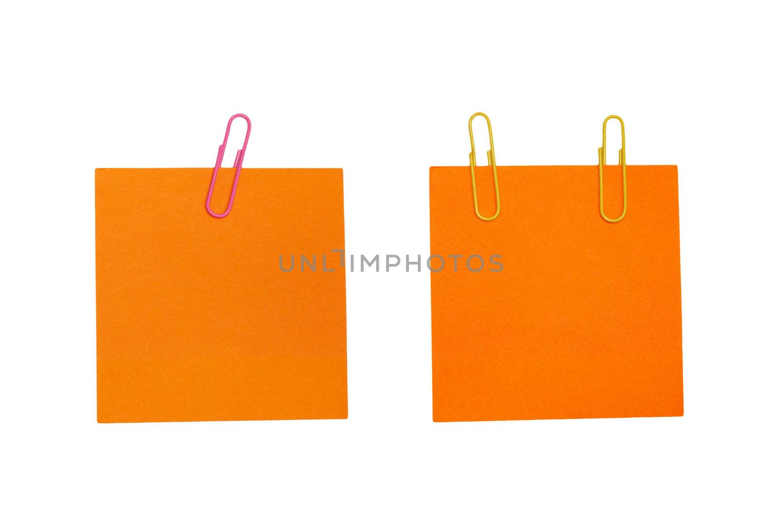 Orange blank paper by schankz