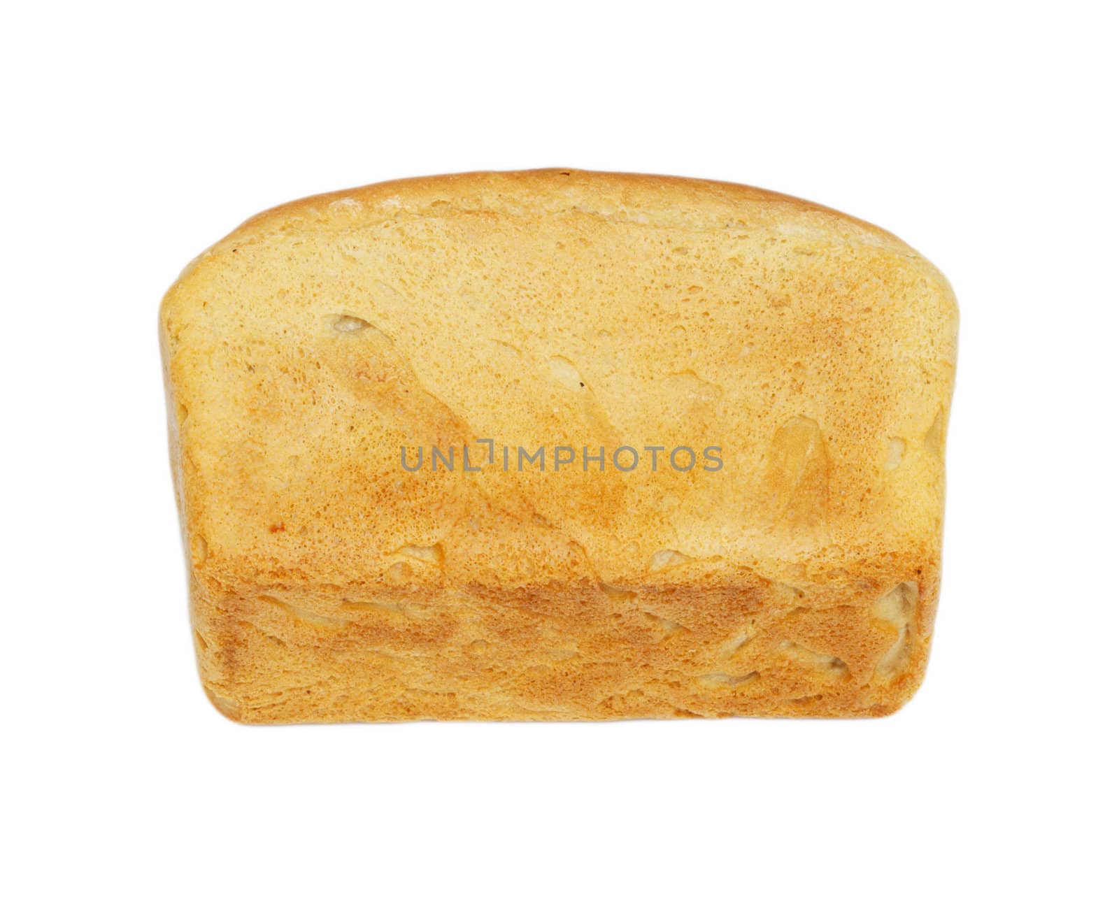 bread on a white background