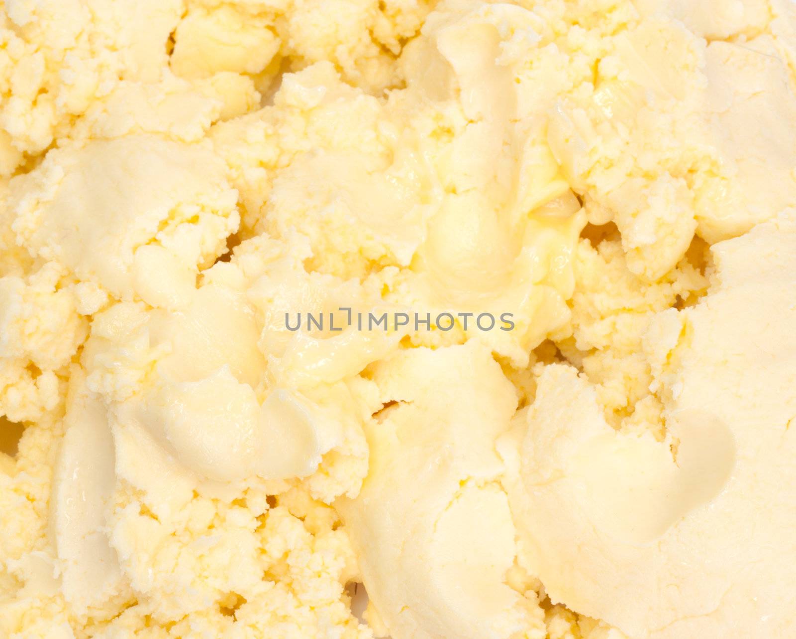 cream butter as background