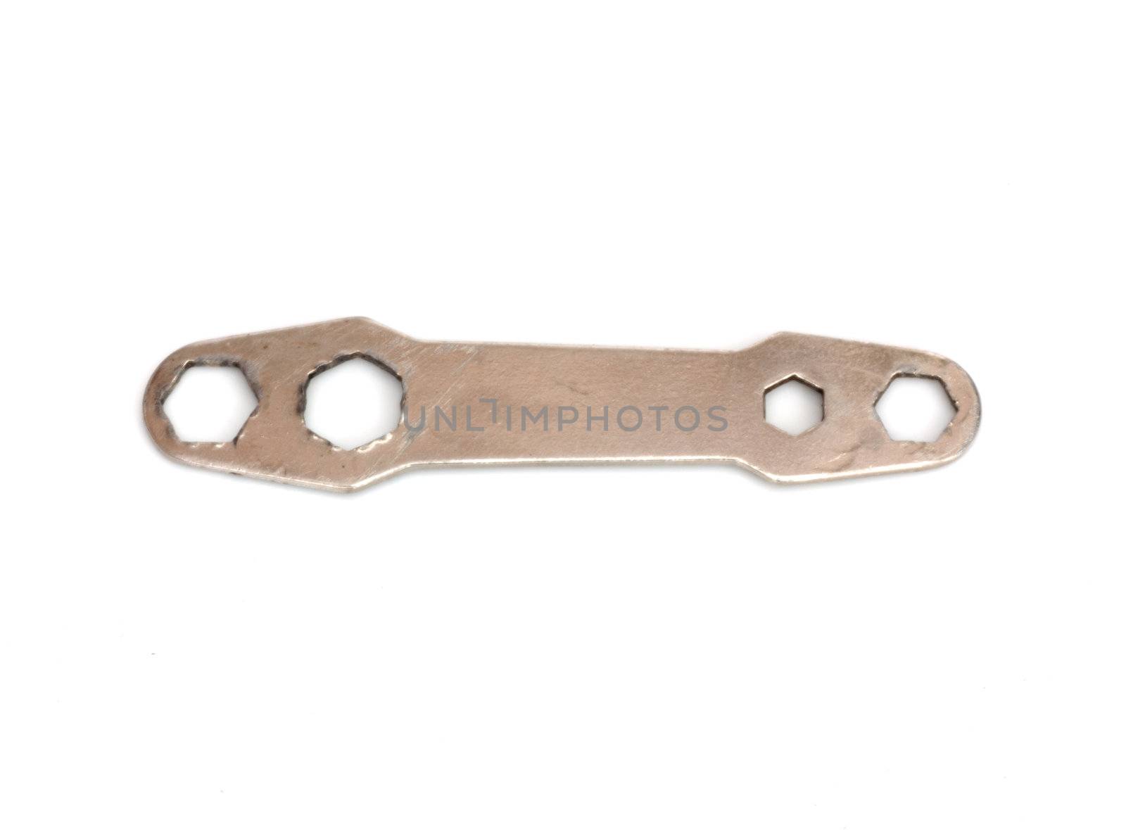 Wrench isolated on a white background 