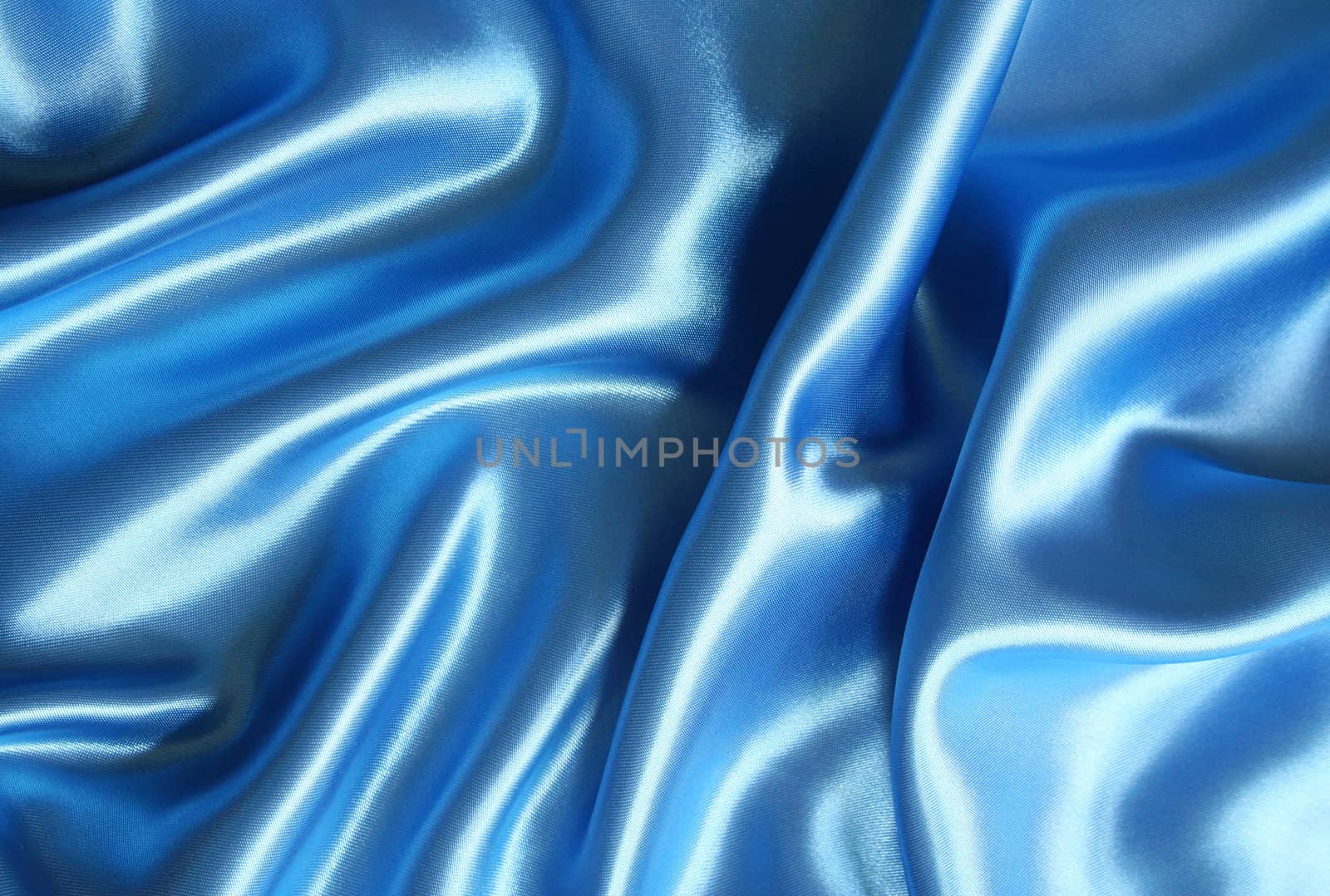 Smooth elegant dark blue silk can use as background 