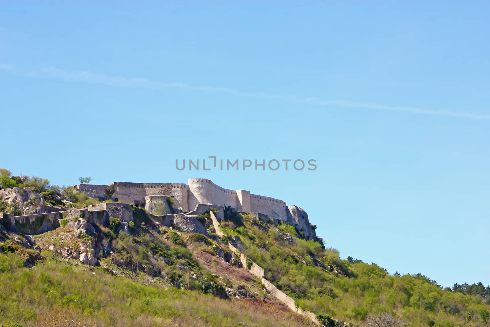 Fortress of Knin, second largest military fortification in the Europe, city of Knin, Croatia