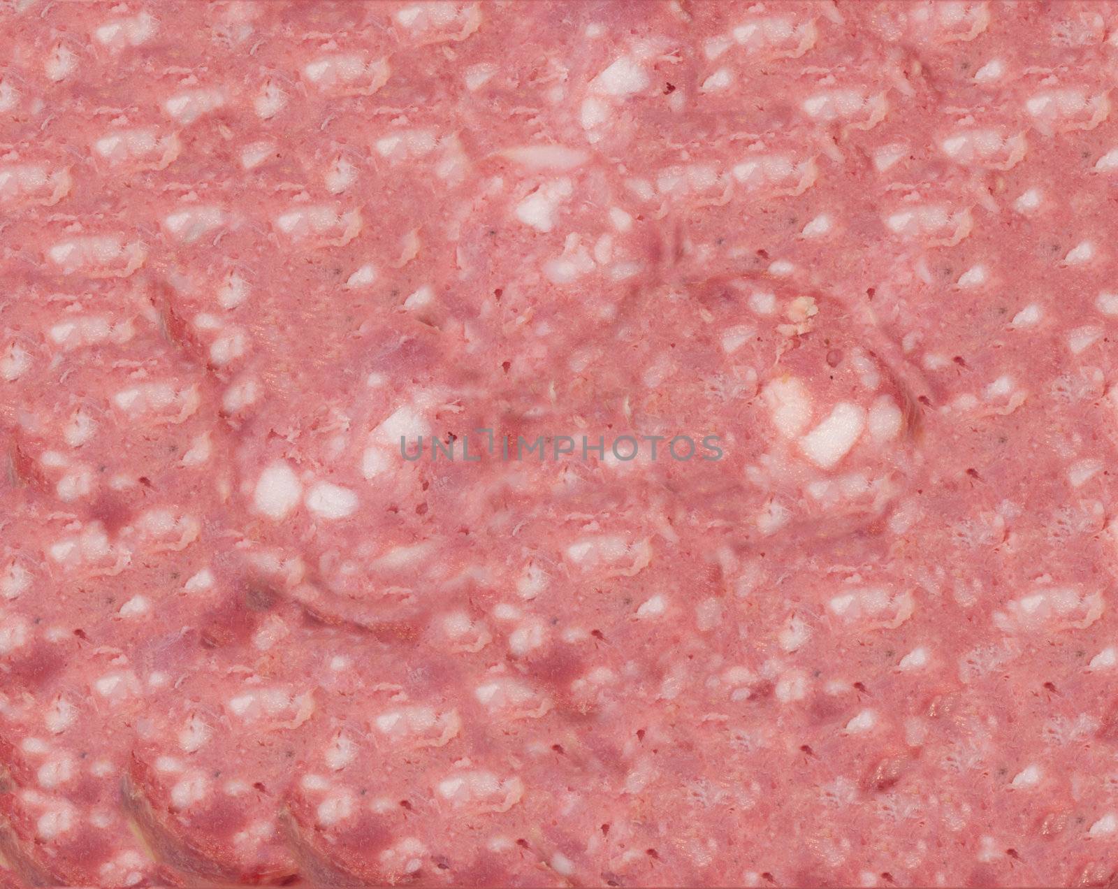 background of fresh sausage