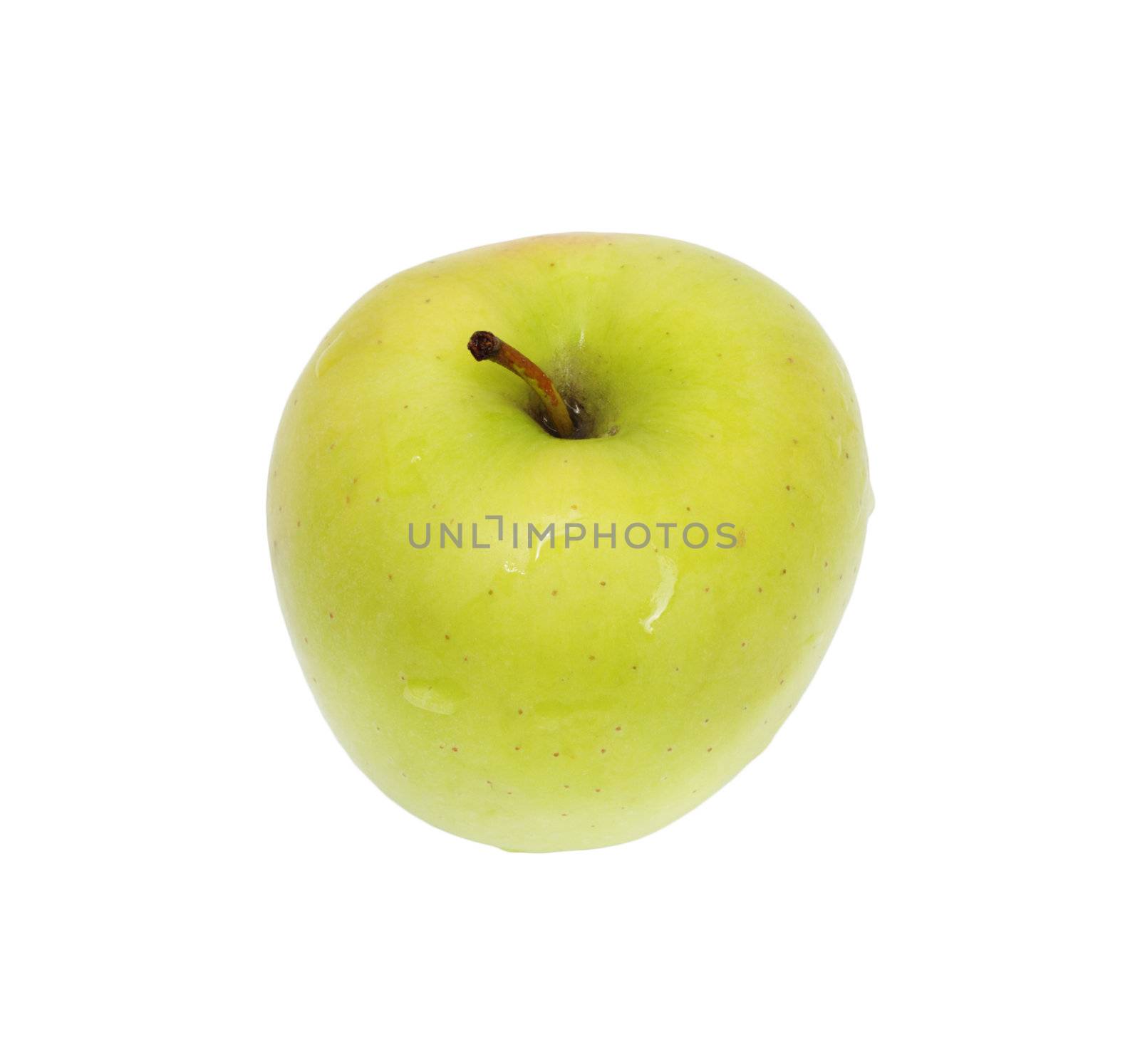 apple isolated on white  by schankz