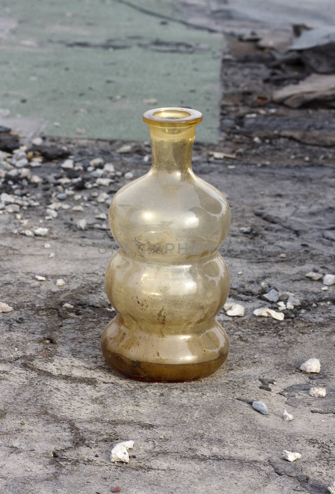 old glass jug by schankz