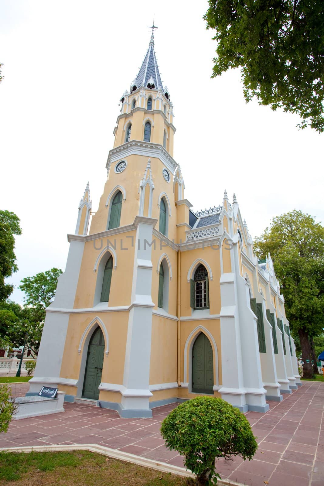 Beautiful Church by witthaya