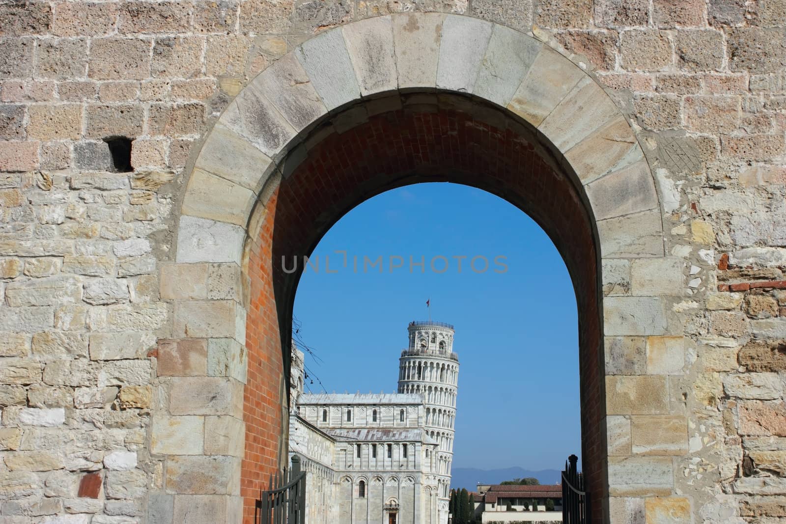 Entrance to piazza dei miracoli in Pisa by kirilart